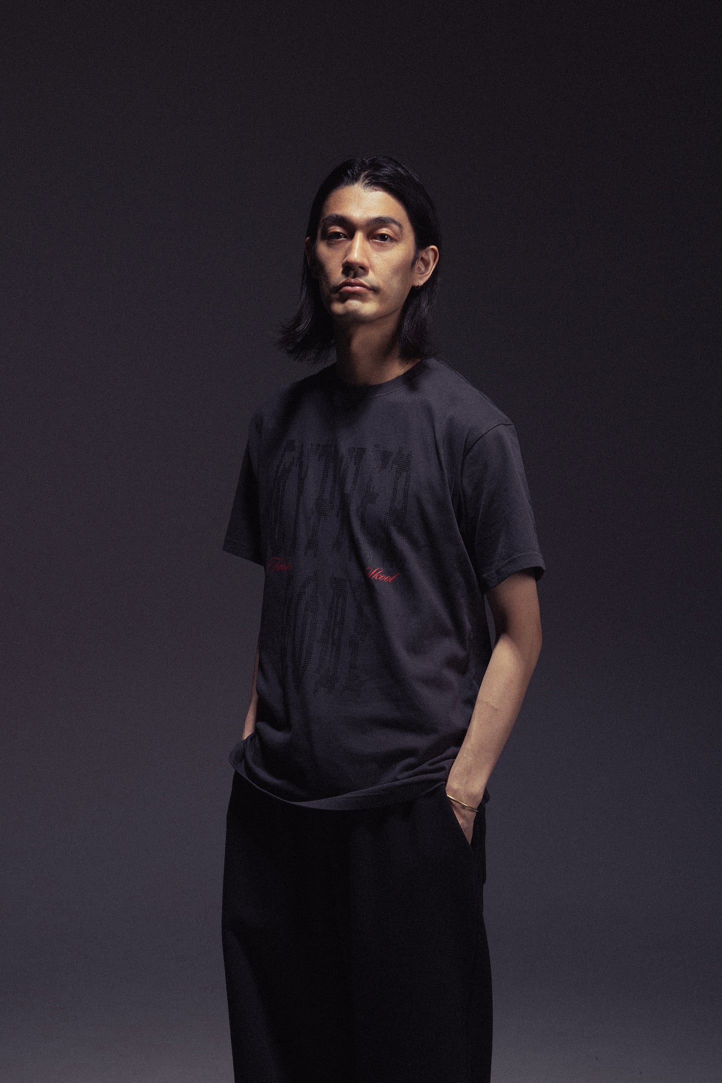 TILE LOGO PIGMENT DYED TEE