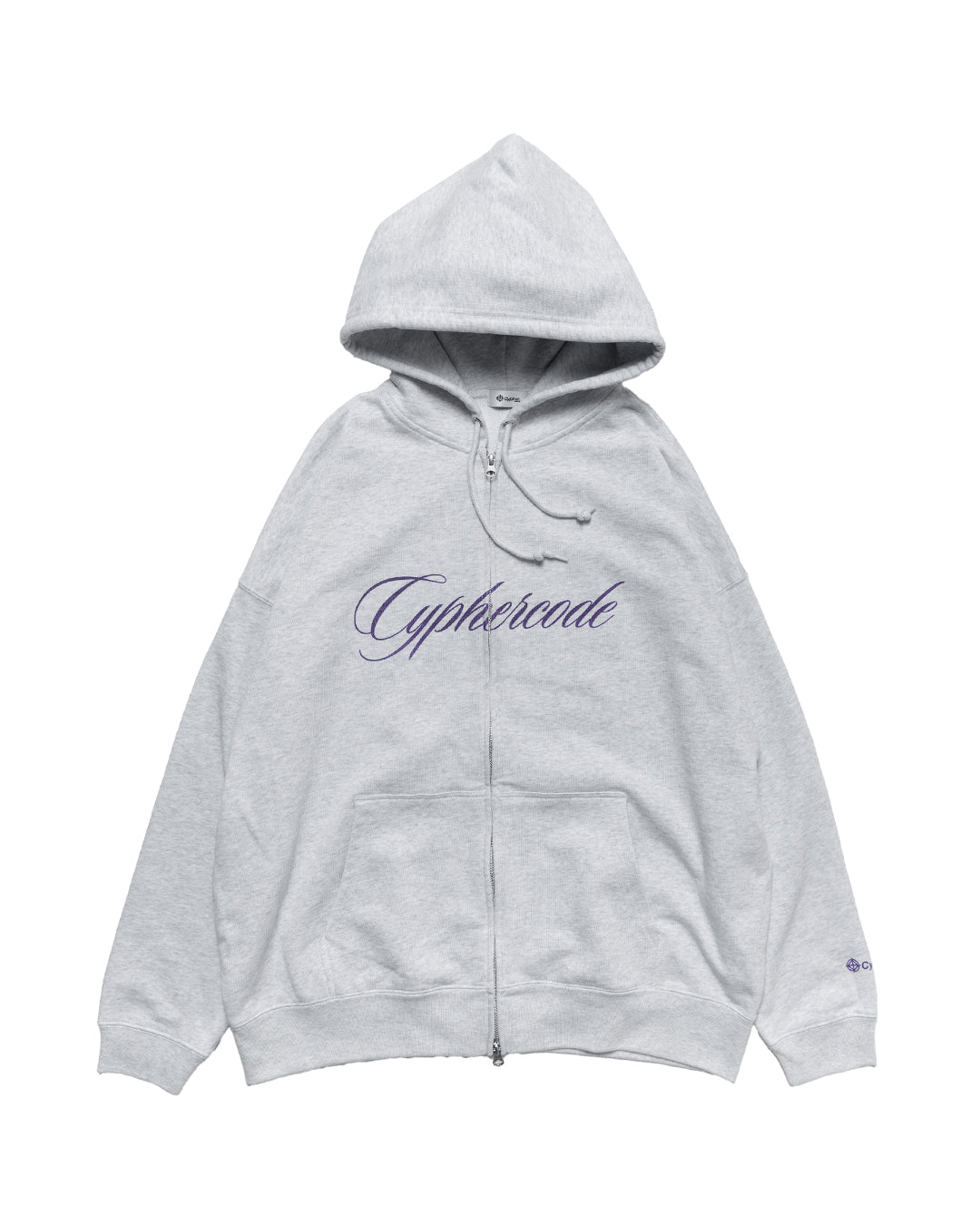 SCRIPT ZIP HOODIE