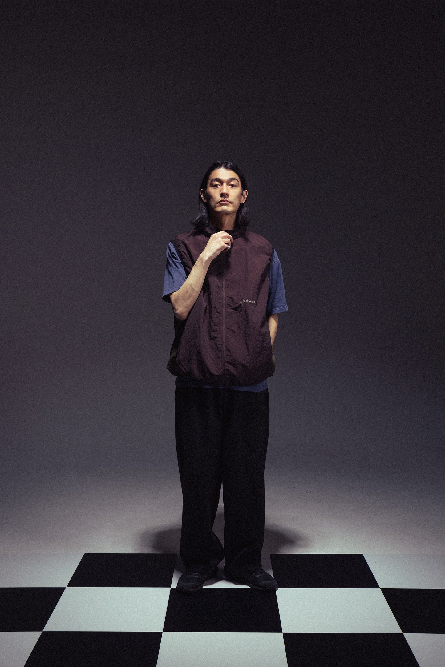 SCRIPT LOGO NYLON VEST