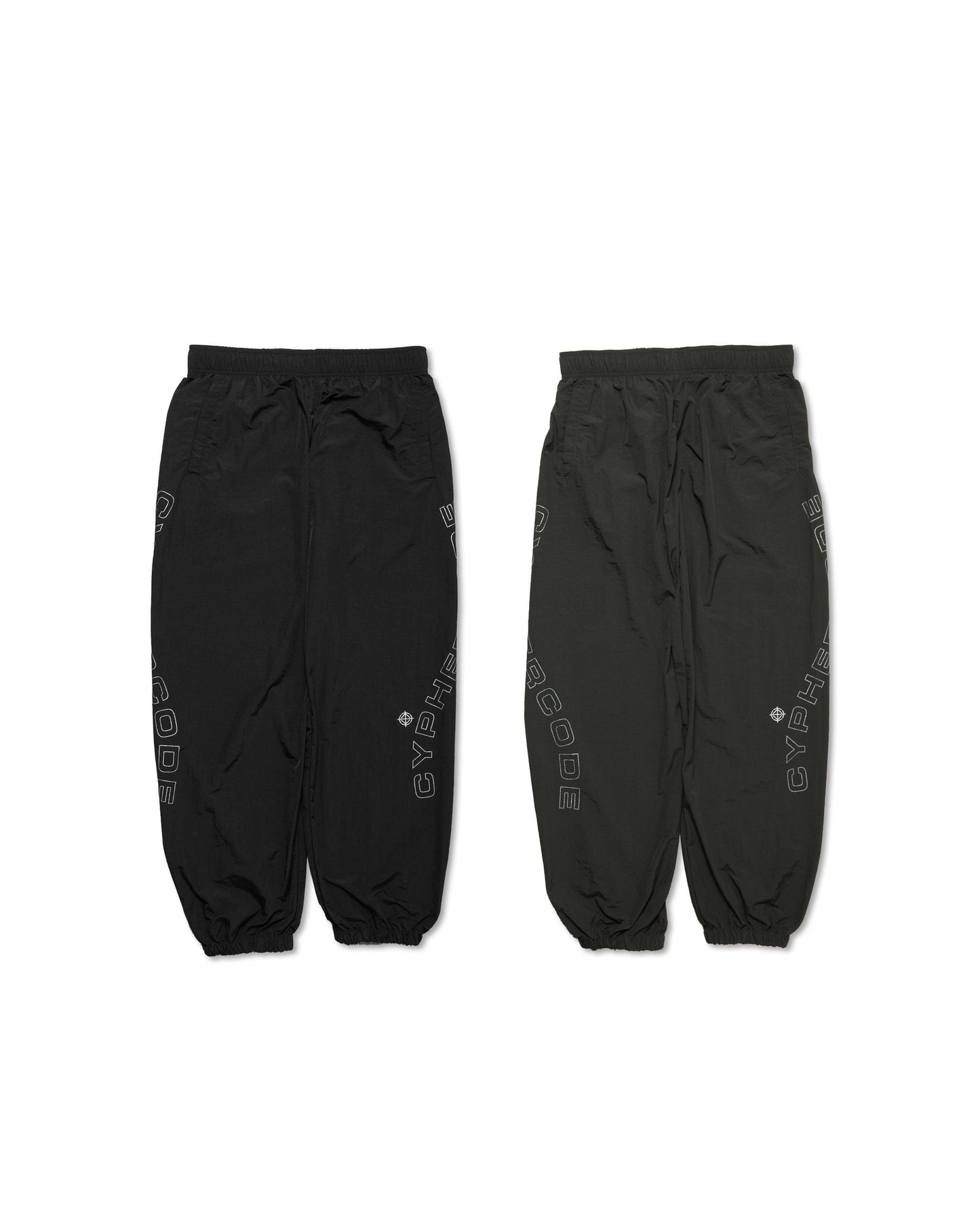 WAVEY GLITTER LOGO NYLON PANTS