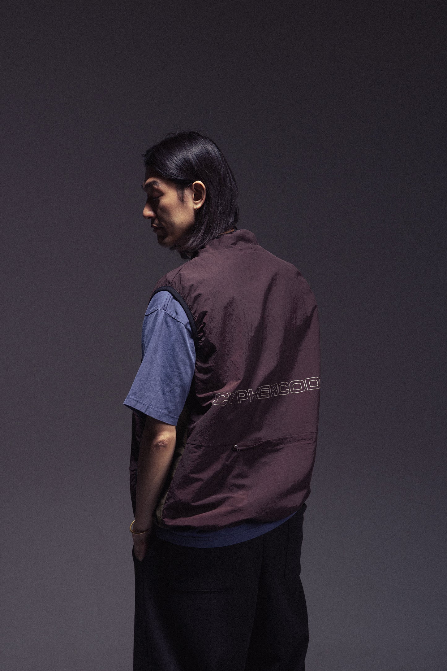 SCRIPT LOGO NYLON VEST