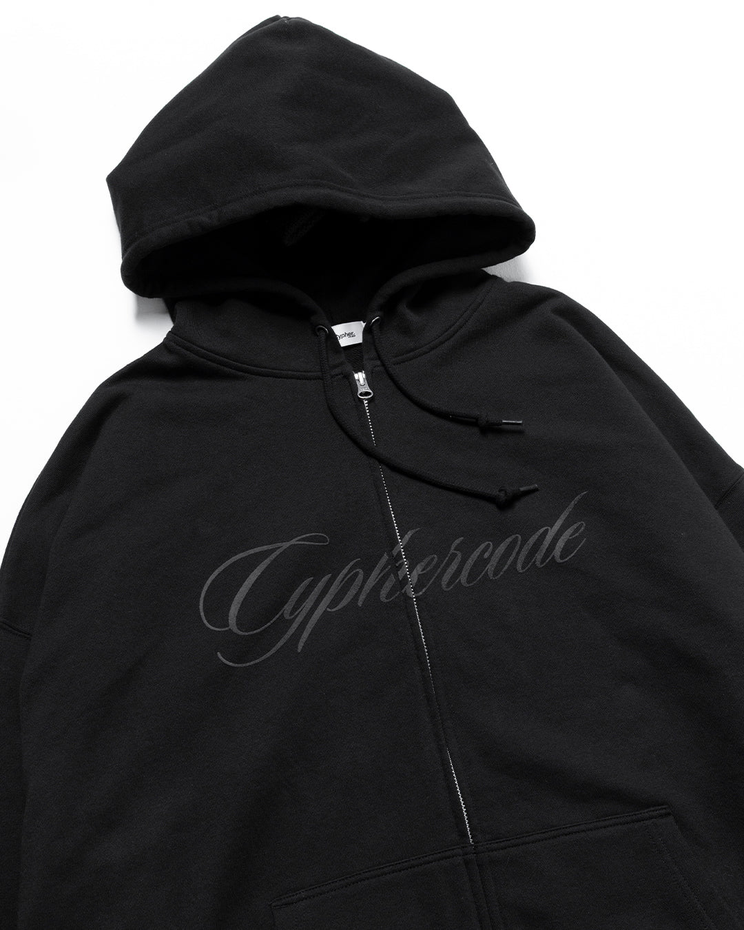 SCRIPT ZIP HOODIE