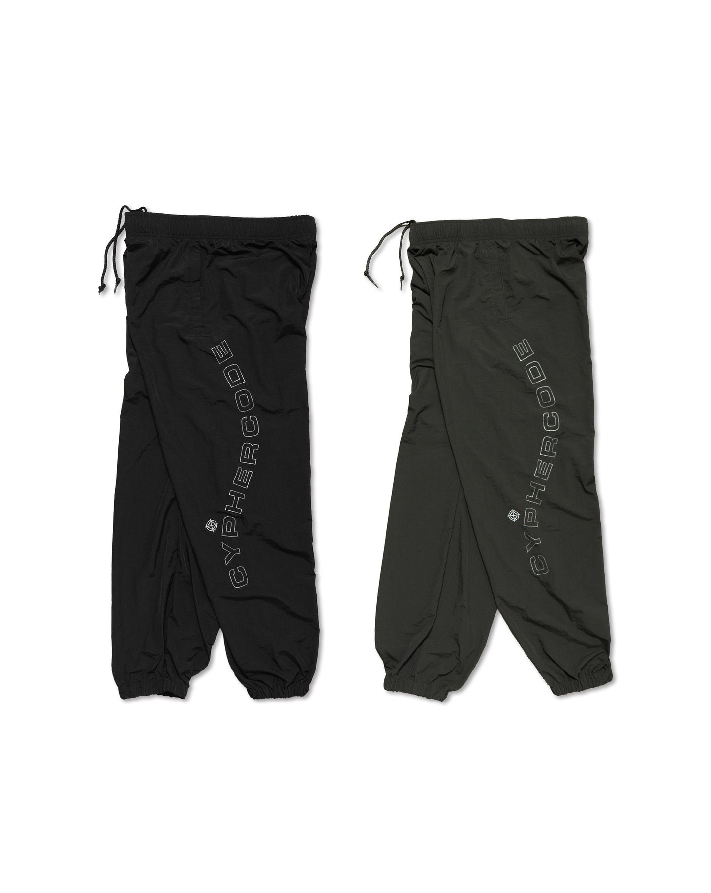 WAVEY GLITTER LOGO NYLON PANTS
