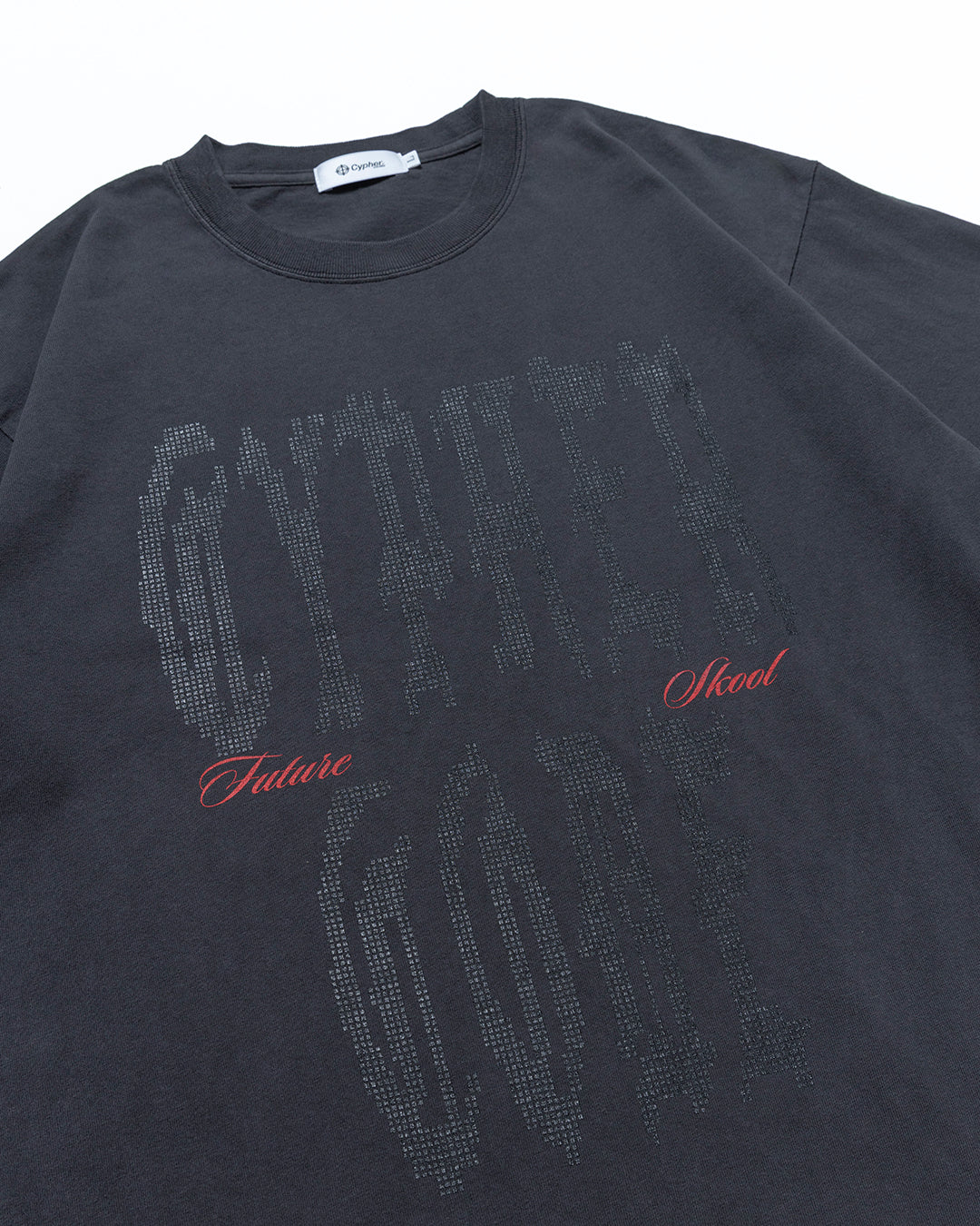 TILE LOGO PIGMENT DYED TEE