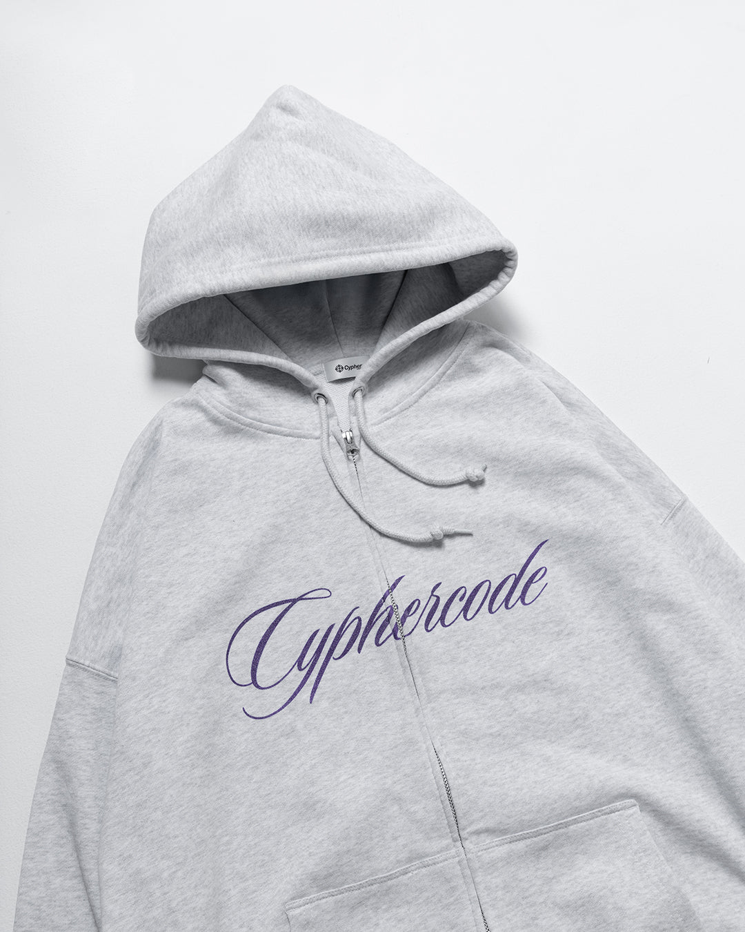 SCRIPT ZIP HOODIE