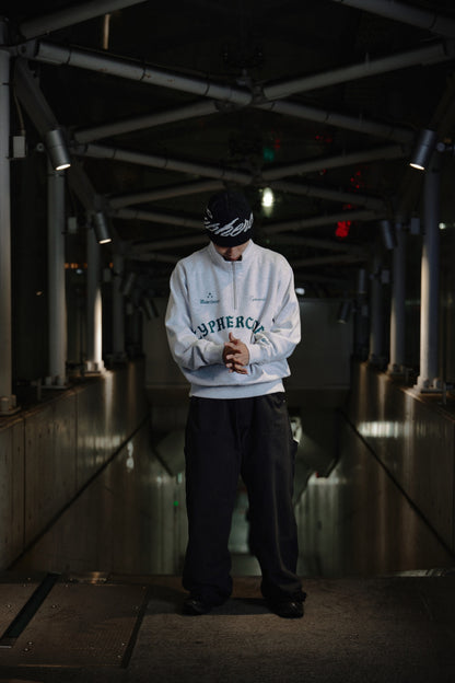 ARCH LOGO HALF ZIP SWEAT