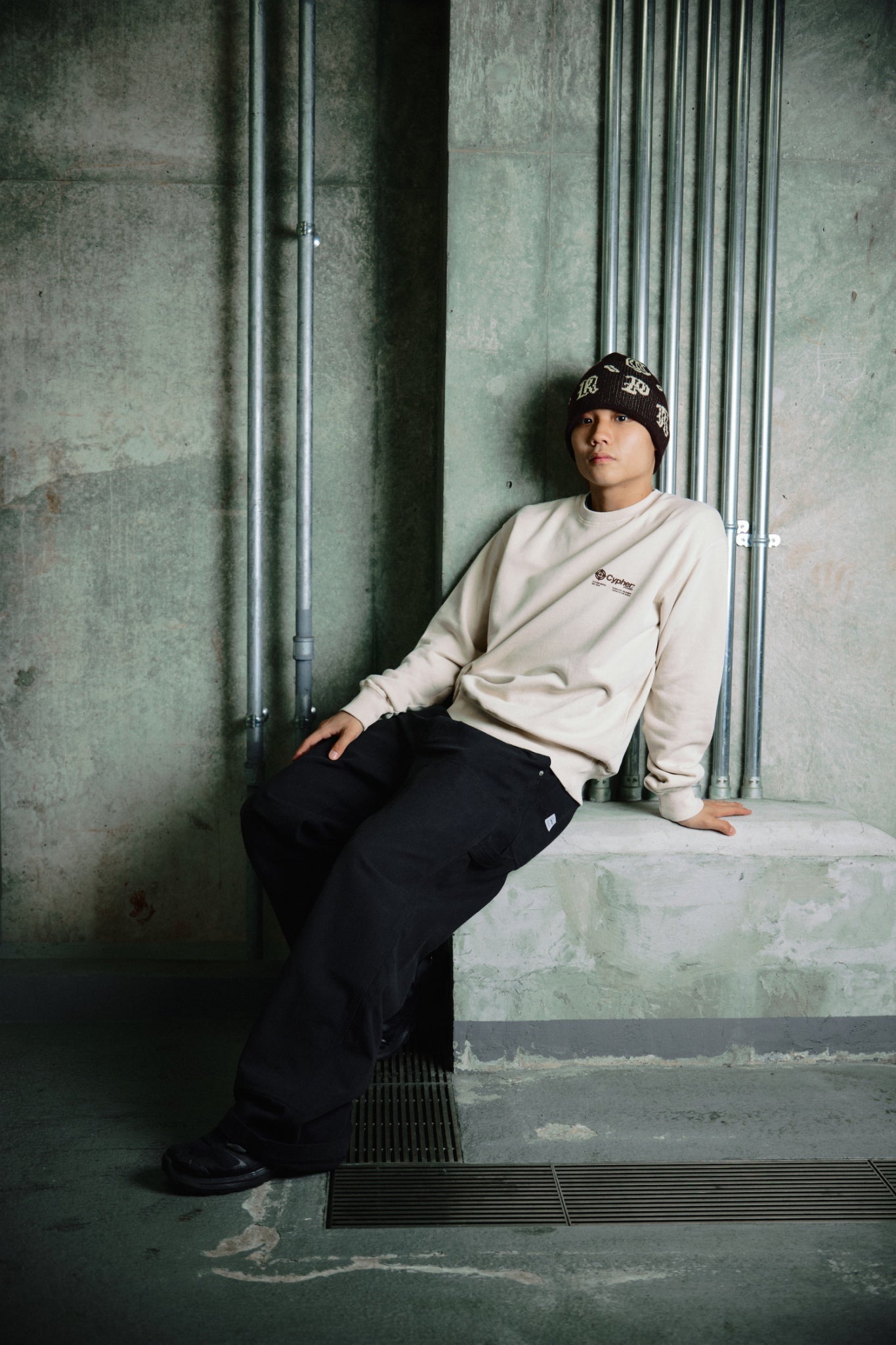 CYPHERCODE®️ PIGMENT DYED SWEAT