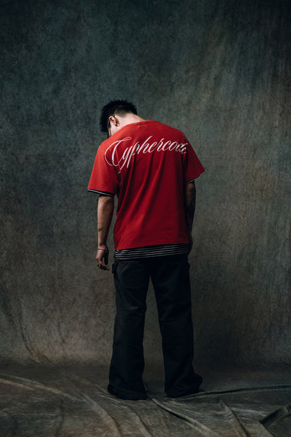 WIDE SCRIPT TEE