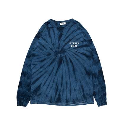 DEEPER LOGO TIEDYE L/S TEE