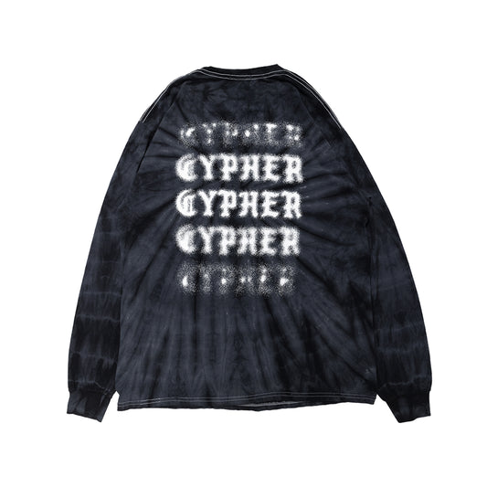 DEEPER LOGO TIEDYE L/S TEE