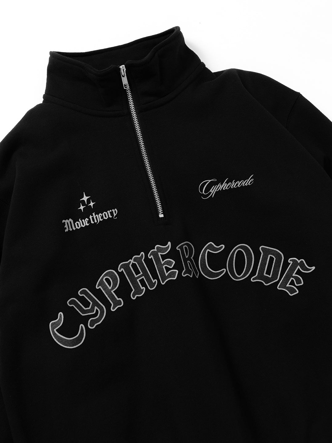 ARCH LOGO HALF ZIP SWEAT – Cyphercode