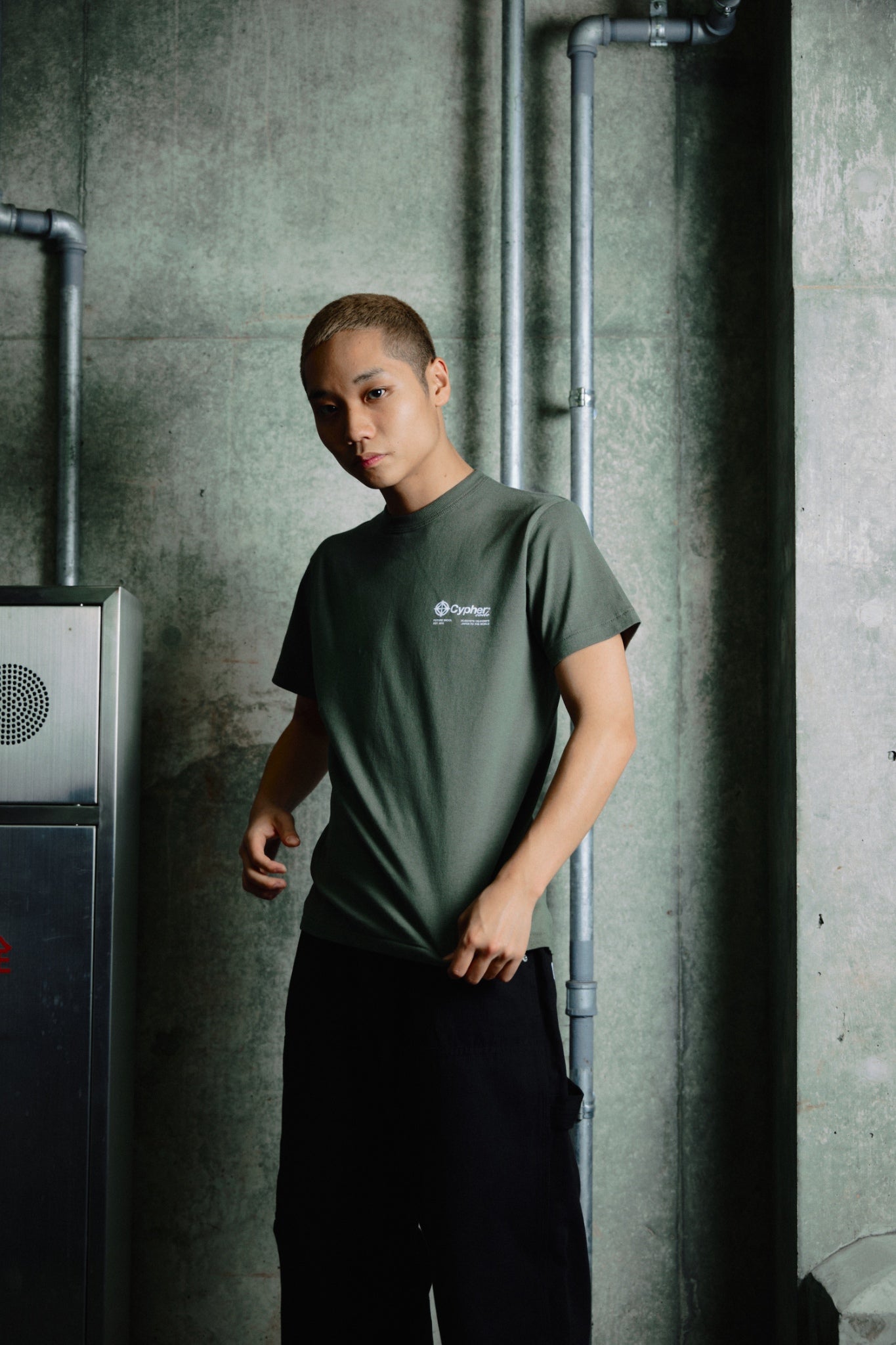 CYPHERCODE®️ BINDER NECK TEE