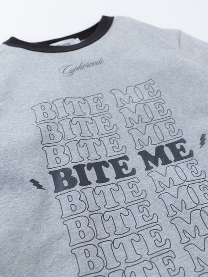 BITE ME RINGER TEE
