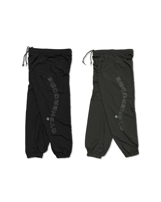 Wavey Glitter Logo Nylon Pants