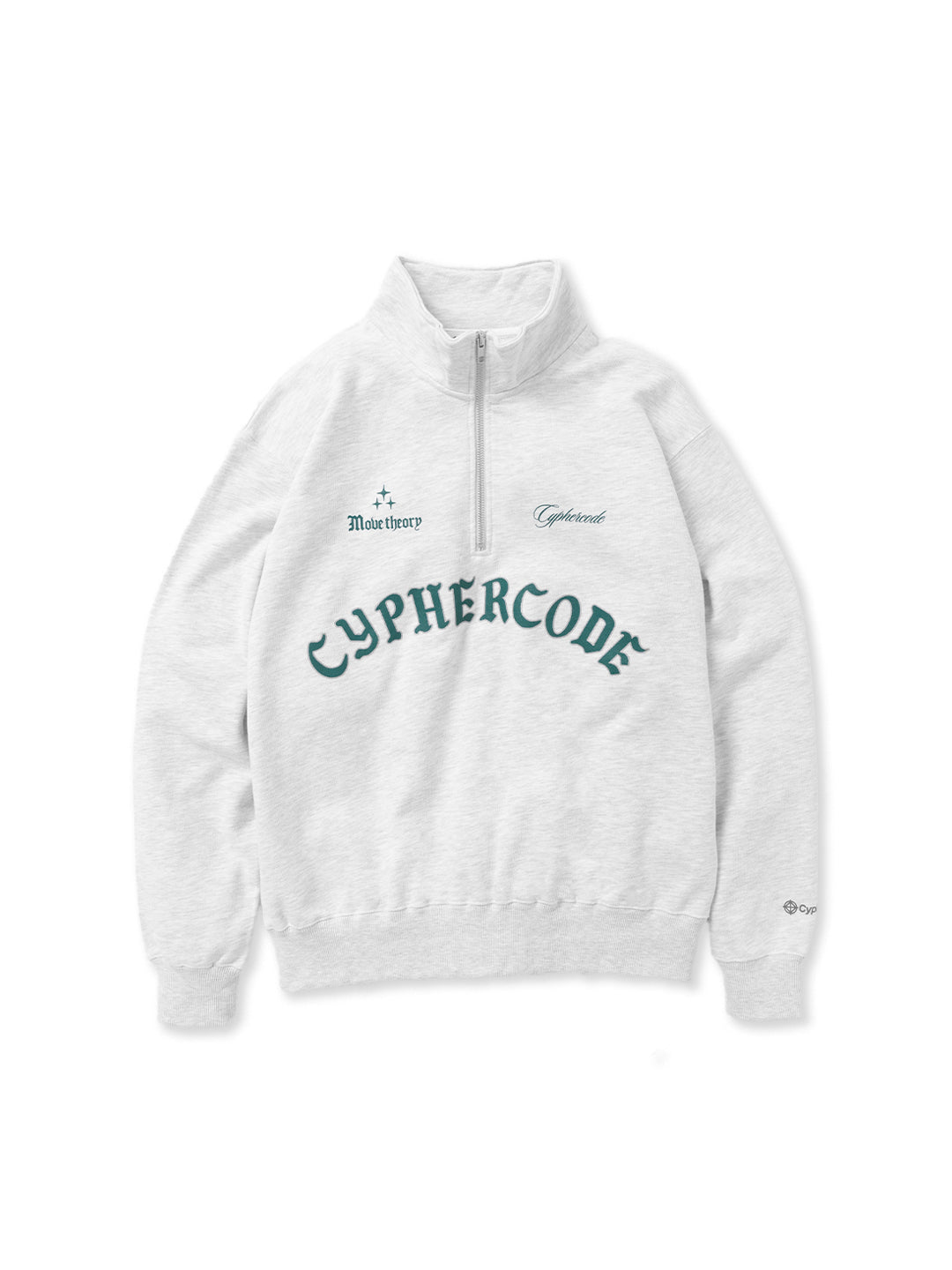 ARCH LOGO HALF ZIP SWEAT