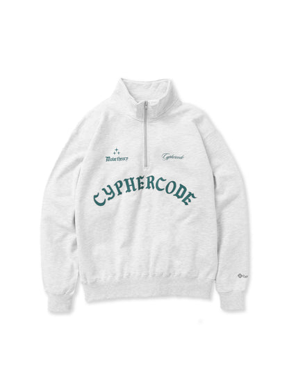 ARCH LOGO HALF ZIP SWEAT