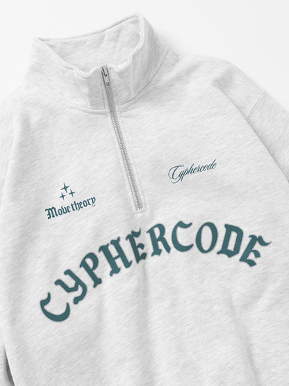 ARCH LOGO HALF ZIP SWEAT