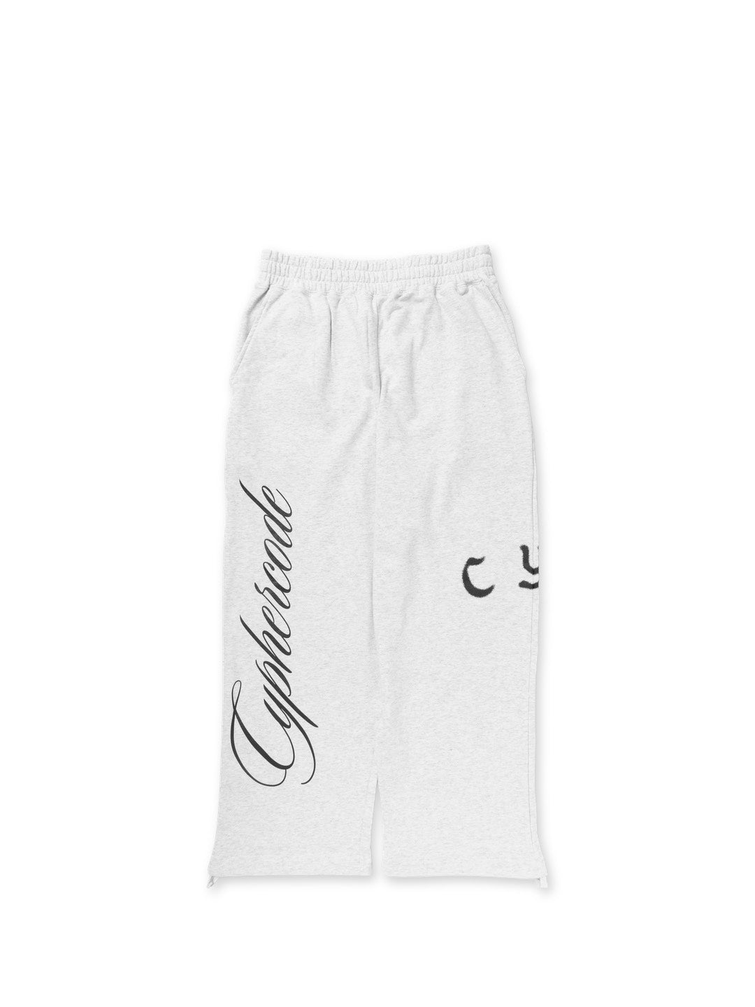 SCRIPT BAGGY SWEAT PANTS