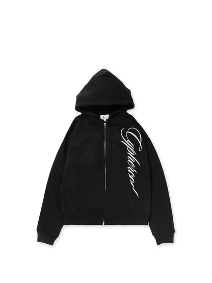 SCRIPT ZIP HOODIE