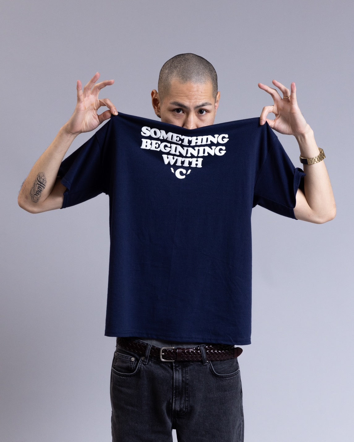 SOMETHING BEGINNING TEE