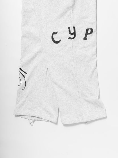 SCRIPT BAGGY SWEAT PANTS