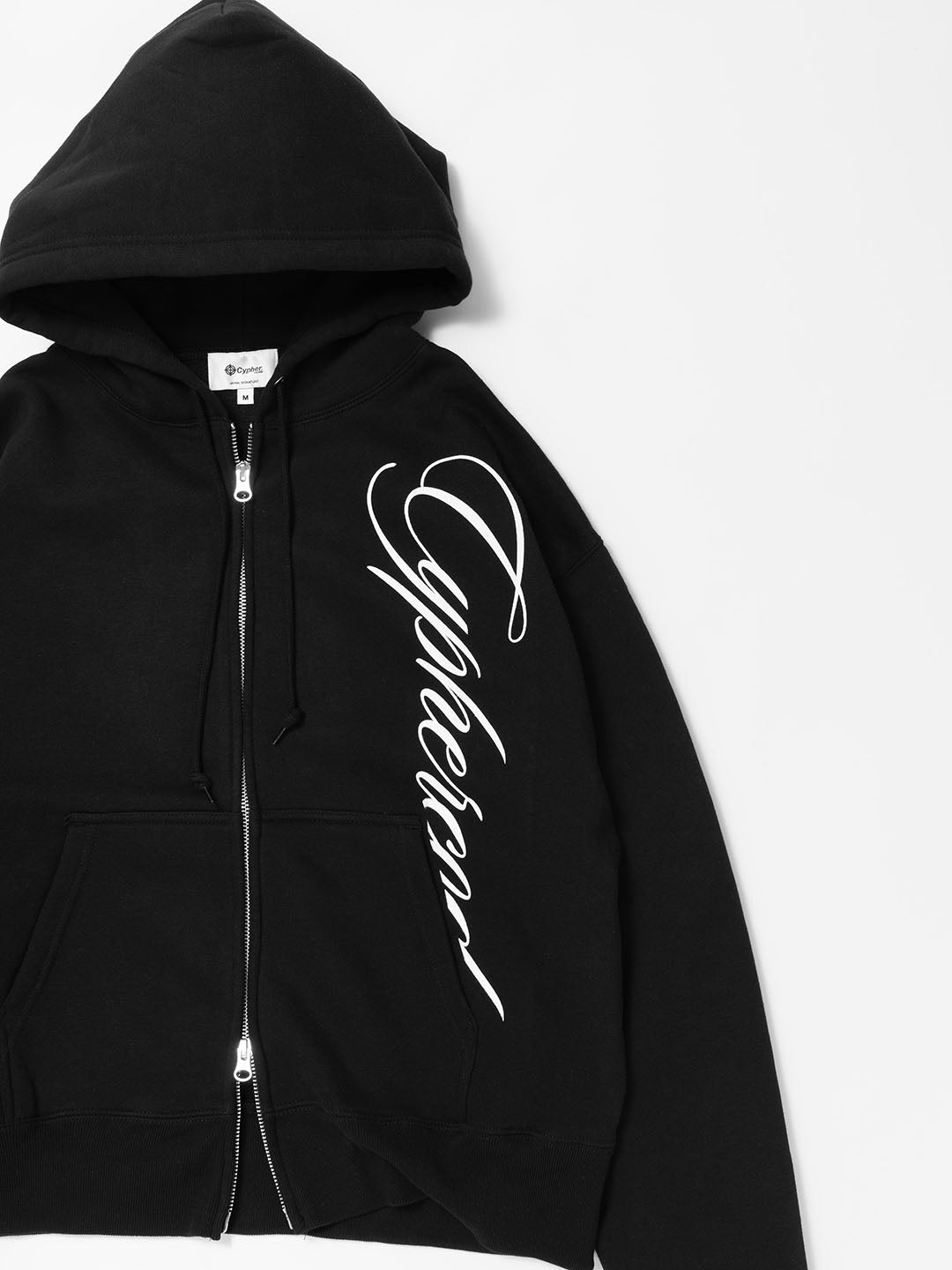 SCRIPT ZIP HOODIE