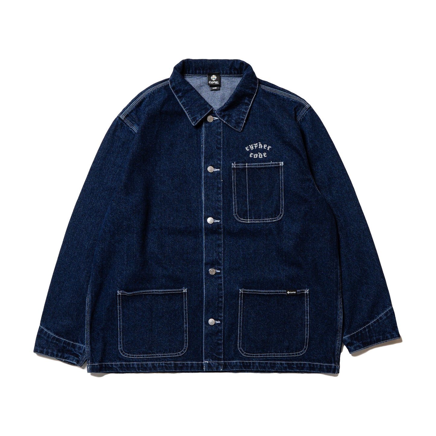 DENIM COVERALL JACKET