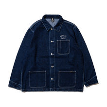 Load image into Gallery viewer, DENIM COVERALL JACKET

