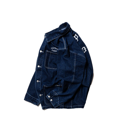 DENIM COVERALL JACKET