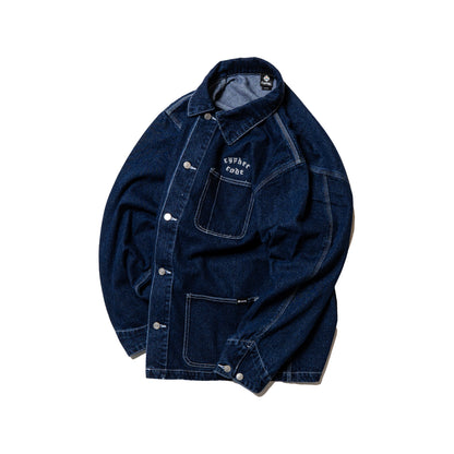 DENIM COVERALL JACKET