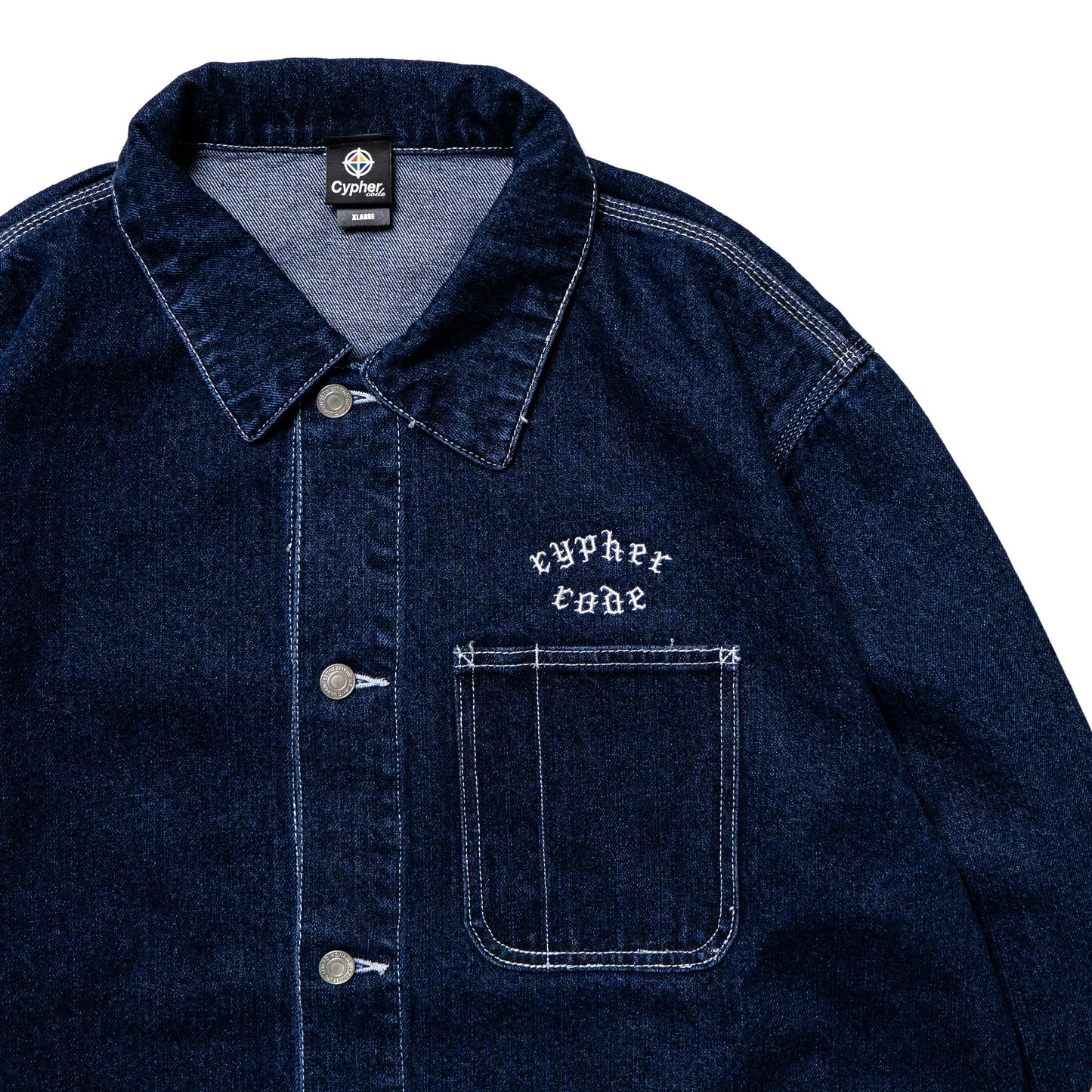 DENIM COVERALL JACKET