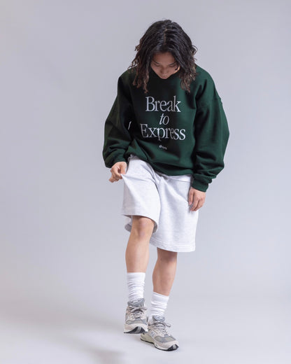 BREAK TO EXPRESS CREWNECK SWEAT